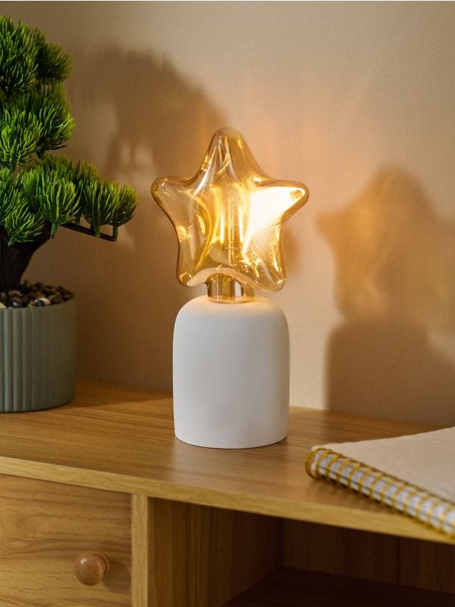 Sinsay - LED lampa - biela