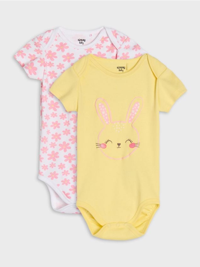 Sinsay - Set 2 body-uri din bumbac - altele