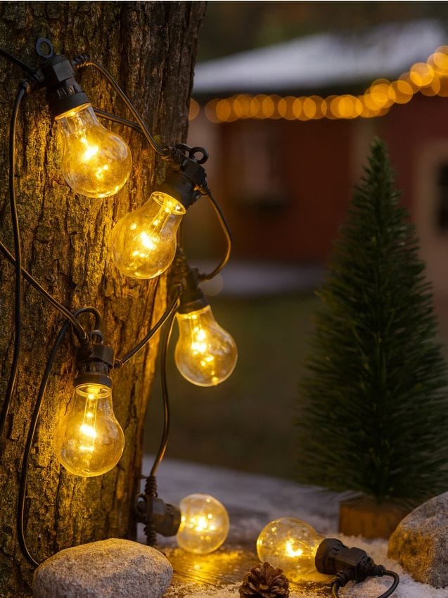 Sinsay - Vianočné LED svetielka - čierna