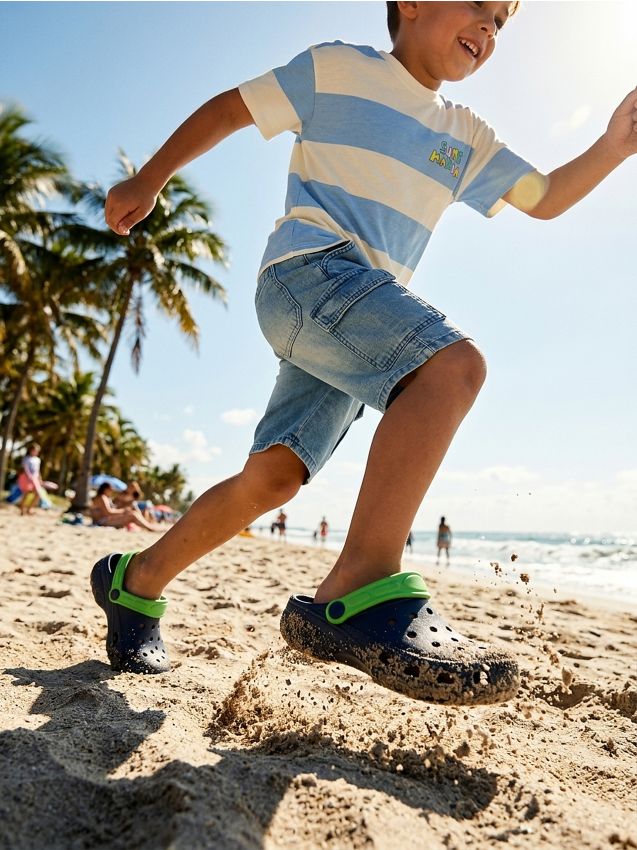 Sinsay - Saboți cu bareta la călcâi - bleumarin