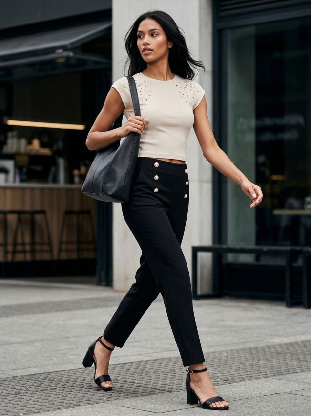 Sinsay - Pantaloni - negru