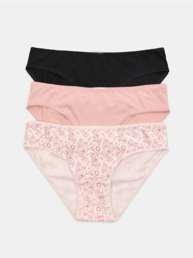 Sinsay - Set de 3 perechi de chiloți - multicolor