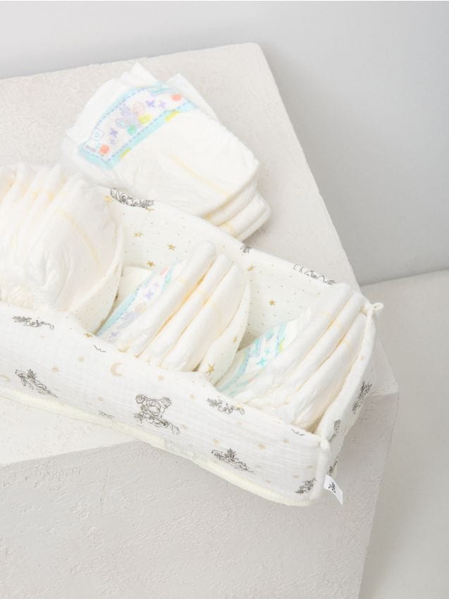 Sinsay - Textilný organizér s priehradkami Stitch - viacfarebná