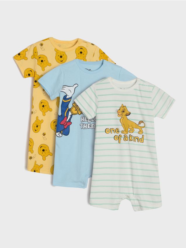 Sinsay - Salopetă de vară 3 pack Disney - light blue
