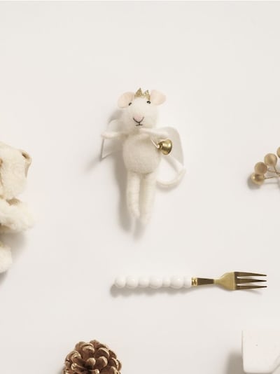 Vánoční dekorace ve tvaru myši