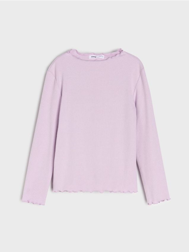 Sinsay - Rebrovaná blúzka - levanduľová