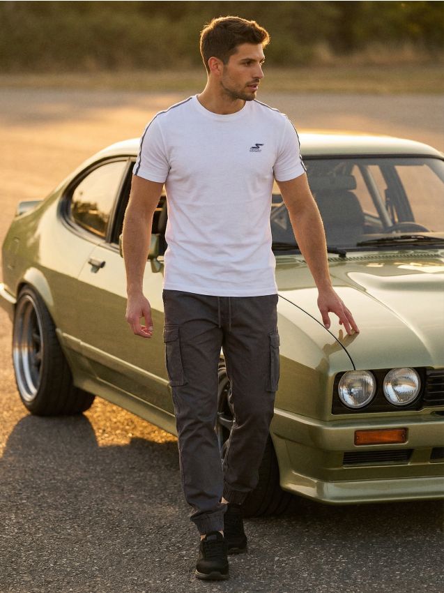 Sinsay - Pantaloni cargo jogger - gri-neutru