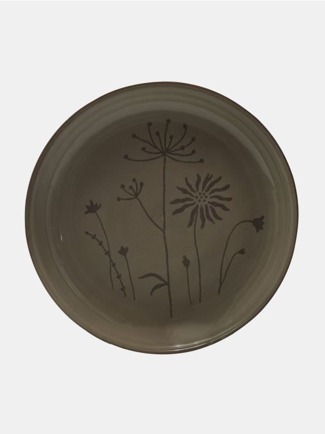 Sinsay - Bol cu motiv vegetal - bej