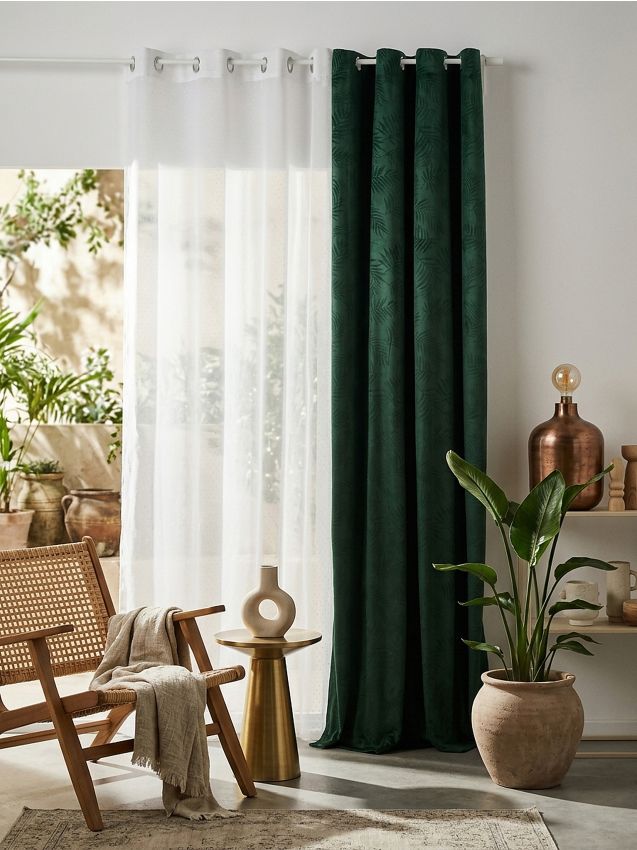 Sinsay - Perdea - albastru-verzui