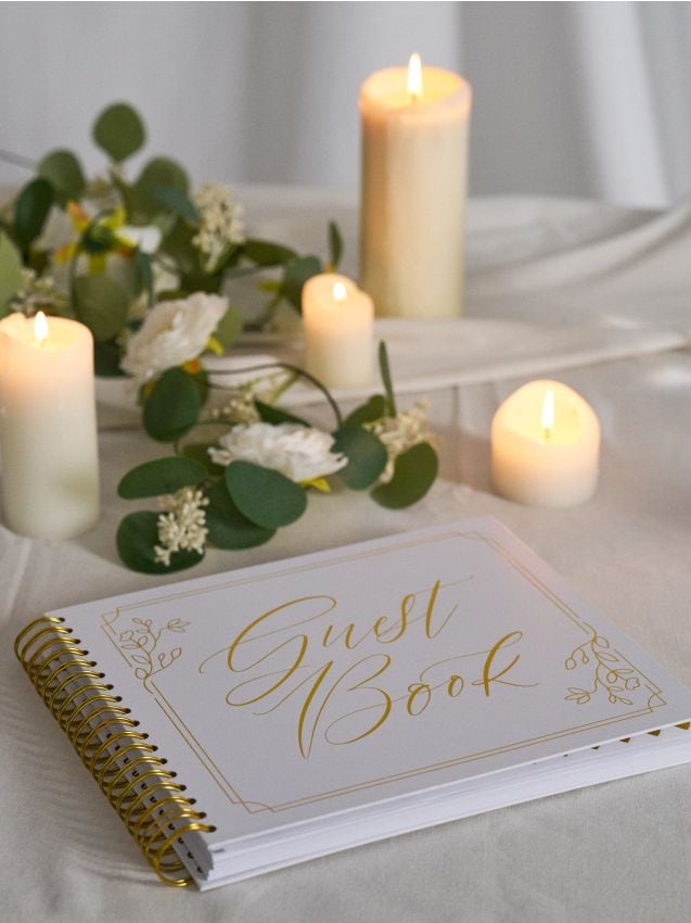 Sinsay - Carte de oaspeți pentru nuntă - alb