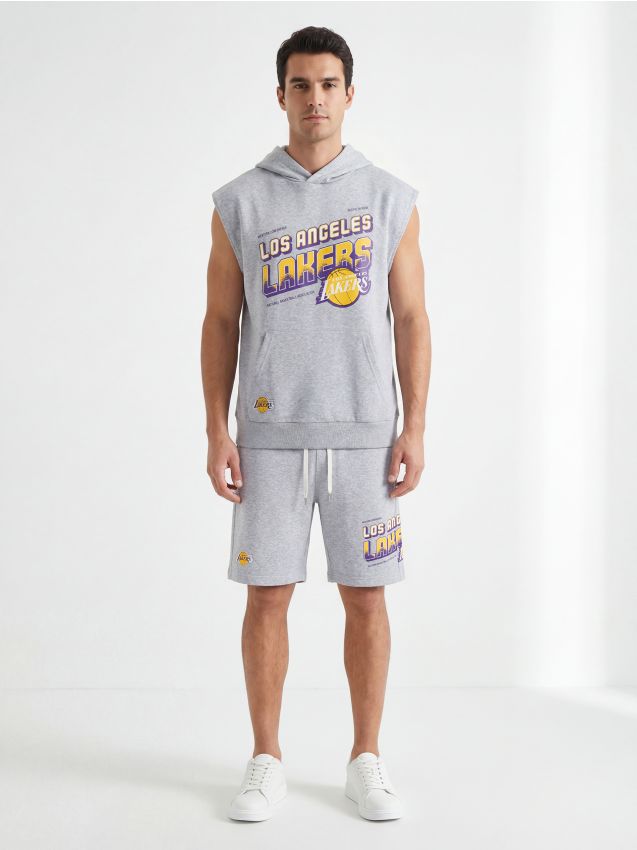 Sinsay - Суитшърт Без Ръкави Los Angeles Lakers Nba