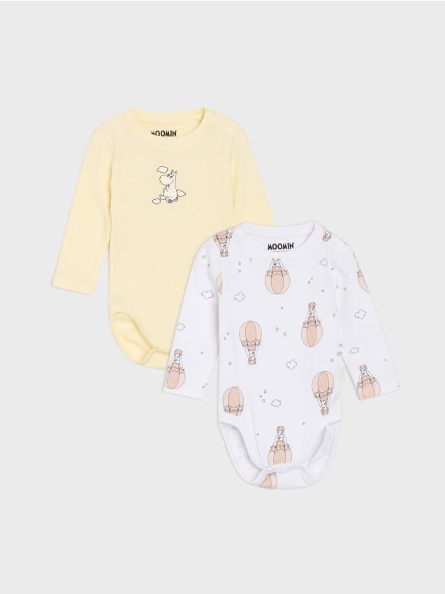 Sinsay - Body din bumbac cu imprimeu 2 pack Moomin - altele