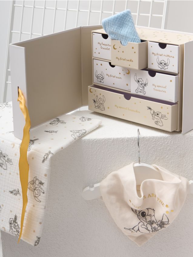 Sinsay - Krabička spomienok pre dieťa Lilo & Stitch - béžová