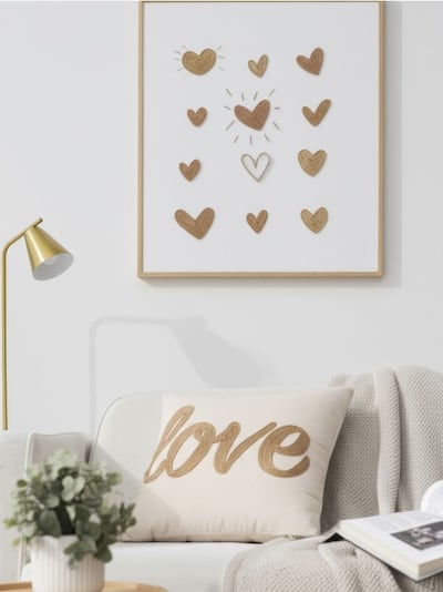 Blazina z napisom Love