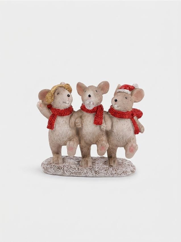 Sinsay - Decorațiune de Crăciun în formă de șoricei - multicolor