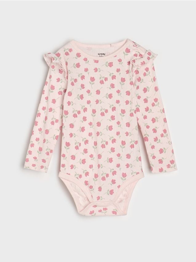 Sinsay - Bavlnené body - krémová