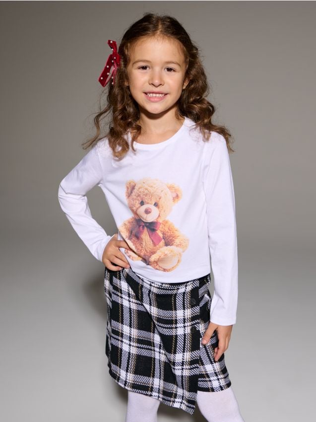 Sinsay - Tricou oversize din bumbac cu imprimeu - multicolor