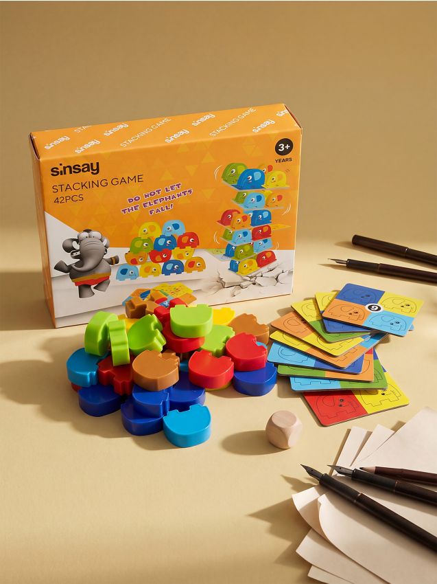 Sinsay - Joc de îndemânare – stivuirea elefanților - multicolor