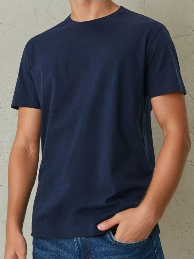 Sinsay - Tricou - bleumarin