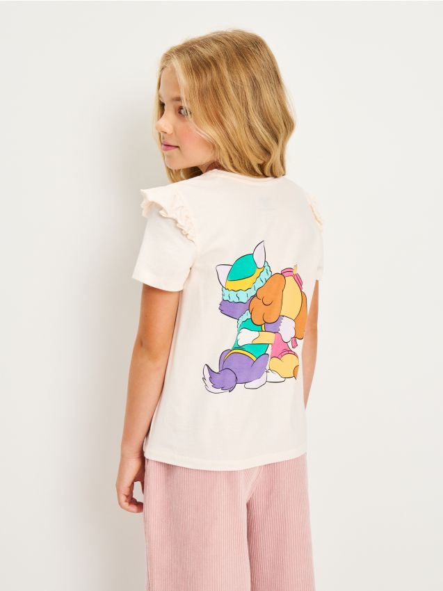 Sinsay - Tricou cu imprimeu PAW Patrol - crem