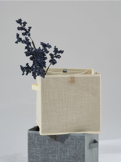 Сгъваема кутия за съхранение с дръжки