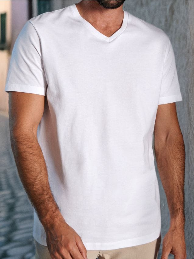 Sinsay - Tricou - alb