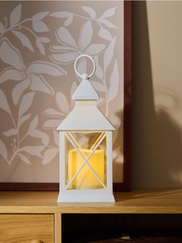 Sinsay - Lampă LED în formă de lampion - alb