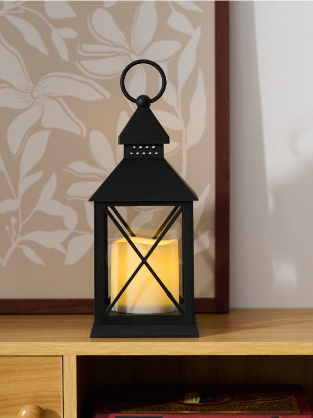 Sinsay - Lampă LED în formă de lampion - negru