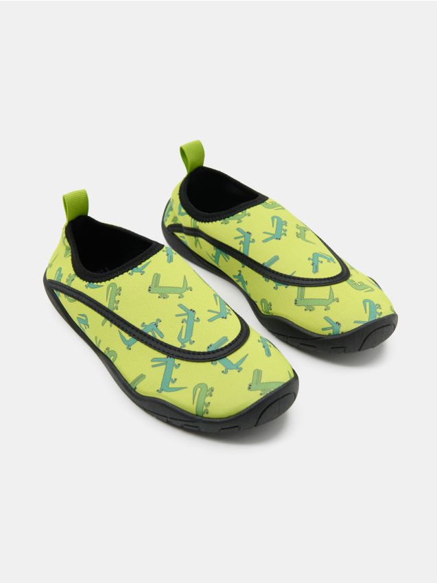 Sinsay - Pantofi de plajă slip-on cu motiv de crocodili - multicolor