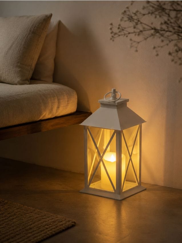 Sinsay - Lampă LED în formă de lampion - alb