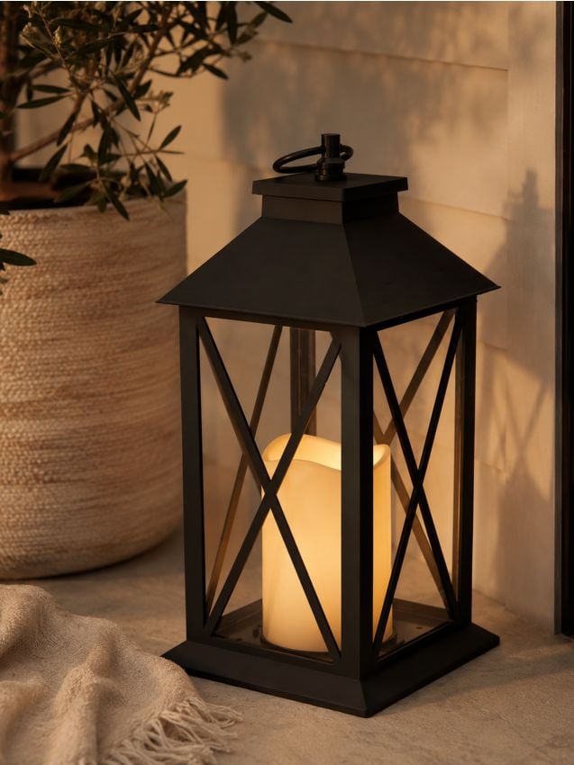 Sinsay - Lampă LED în formă de lampion - negru