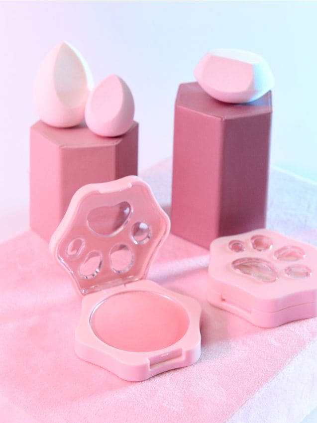 Sinsay - Fard de Obraz Gradient în Cutie în Formă de Lăbuță - roz-pastel