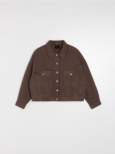 Oversize teksajakett