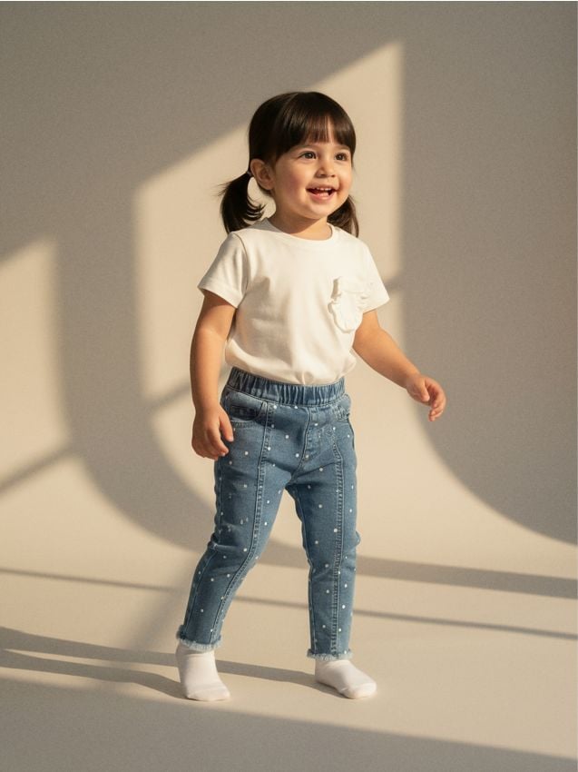 Sinsay - Blugi jeggings - albastru