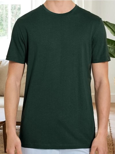 Βαμβακερό μπλουζάκι με κοντά μανίκια