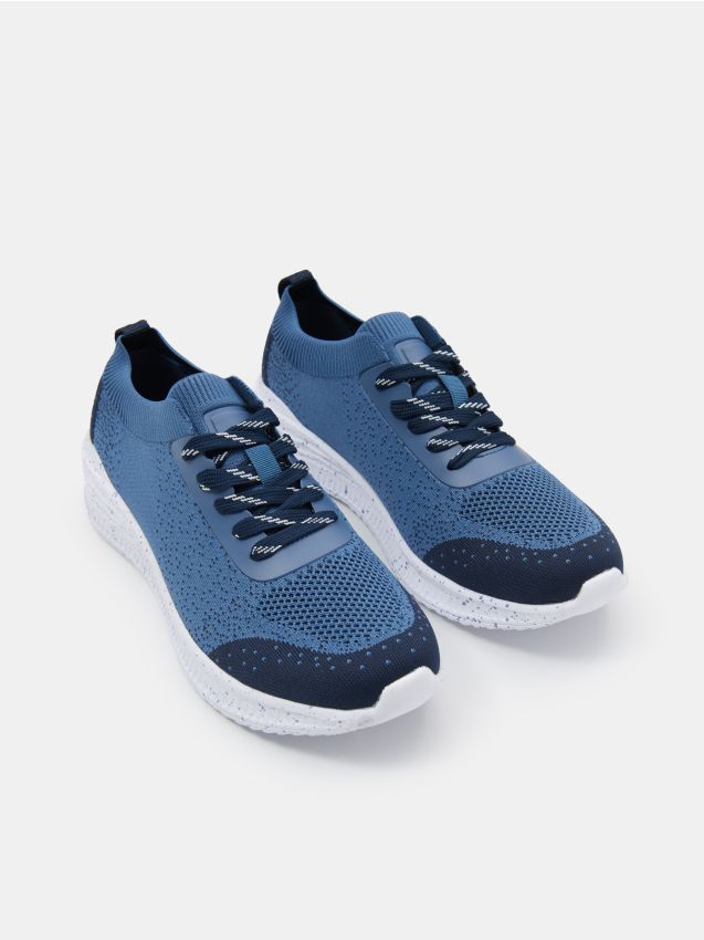 Sneakers con tomaia in maglia - giacinto