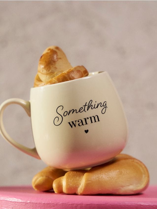 Sinsay - Cană - crem