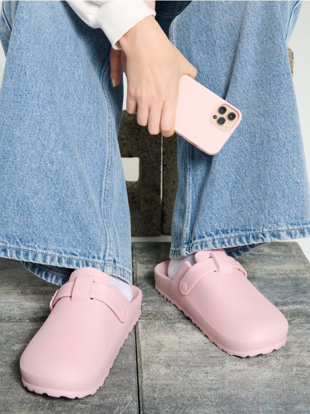 Sinsay - Etui pentru iPhone15 - roz-pastel