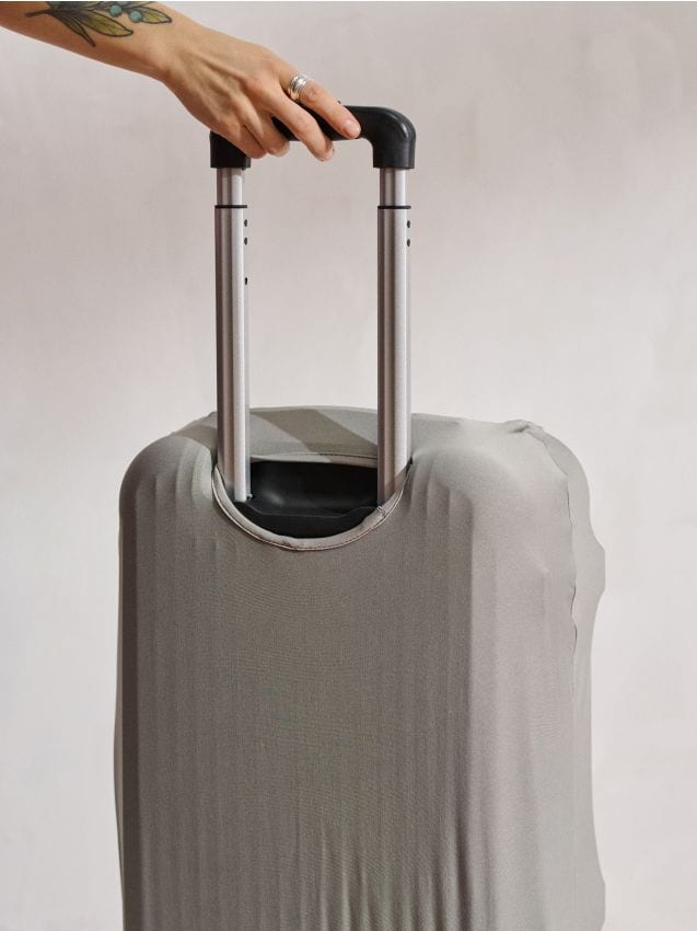 Sinsay - Husă pentru valiză - gri-neutru