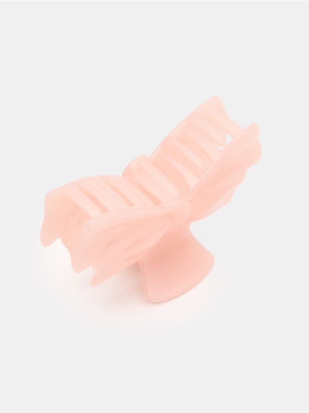 Sinsay - Agrafă de păr în formă de fundiță - roz-pastel