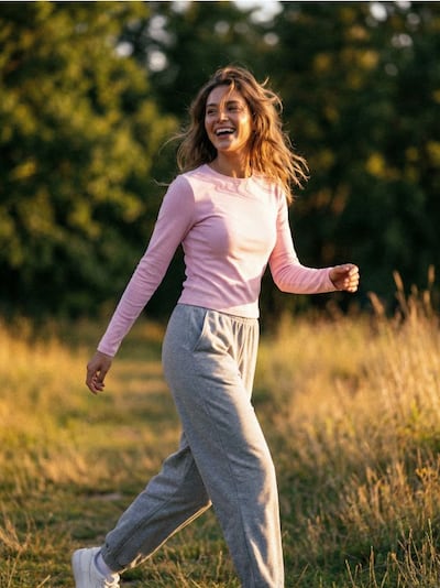 Bombažna majica z dolgimi rokavi