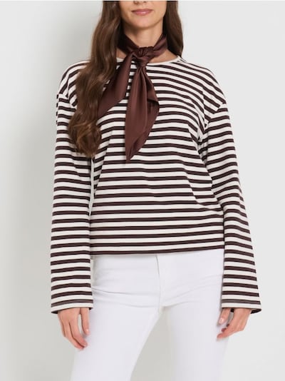 Osnovna pamucna majica sa dugim rukavima