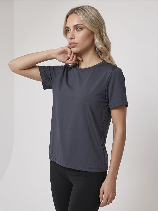 Sinsay - Tricou sport Active - negru