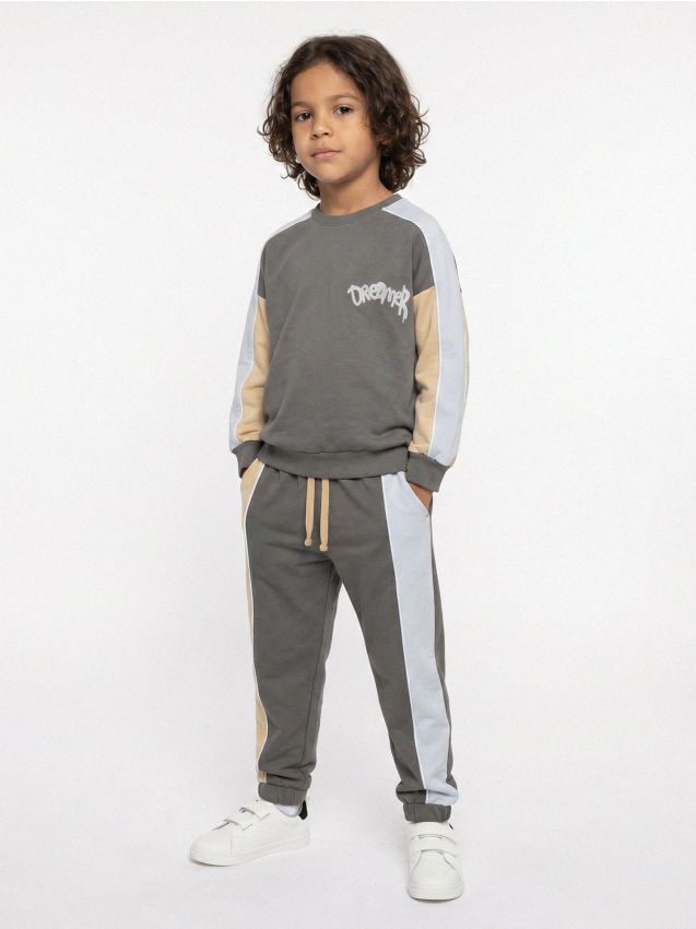 Sinsay - Set bluză și pantaloni sport - multicolor