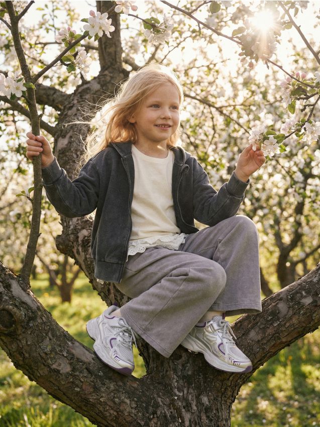 Sinsay - Hanorac cu glugă și fermoar - gri-închis