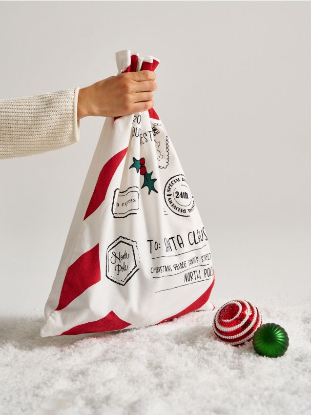 Sinsay - Darčeková taška - červená