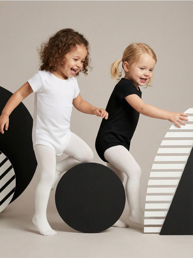 Sinsay - Set 2 body-uri din bumbac - alb