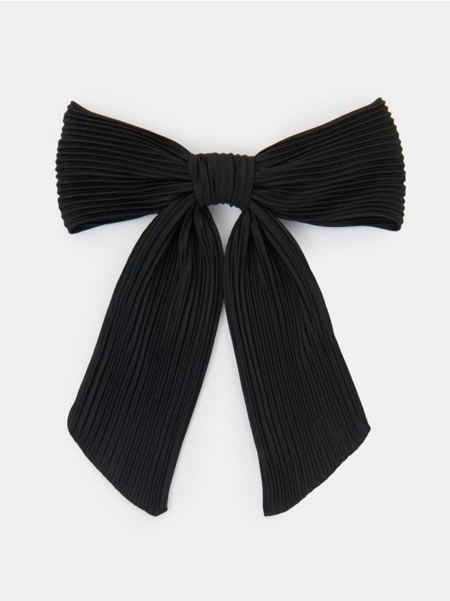 Sinsay - Agrafă de păr în formă de fundă - negru