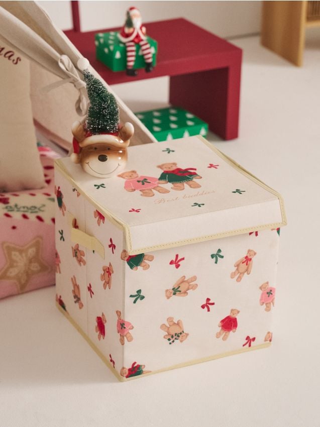 Sinsay - Úložná krabica s vekom - telová