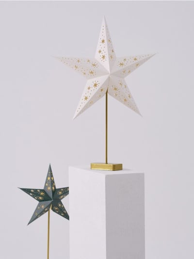 Osvetljena papirna zvezda